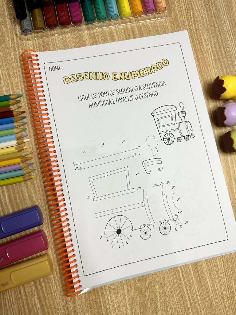 Desenho Enumerado - EduMaisKids - Recursos Pedagógicos Inovadores
