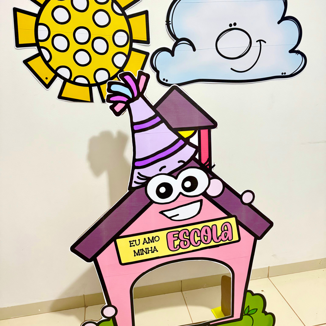 Moldura Gigante Foto Dia da Escola