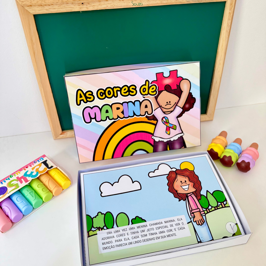 Livro As Cores de Marina