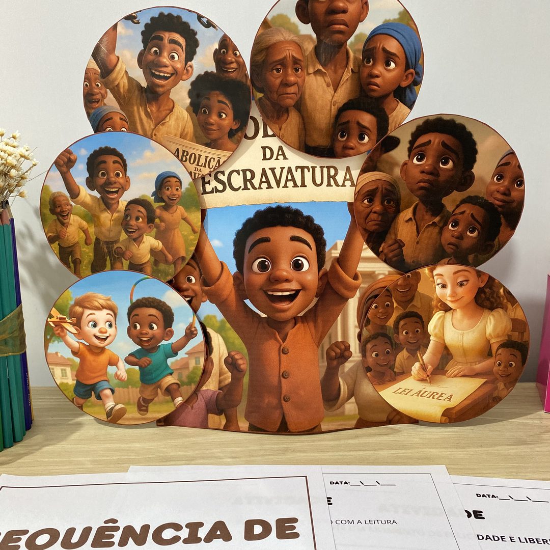 Luva História - Abolição da Escravatura no Brasil