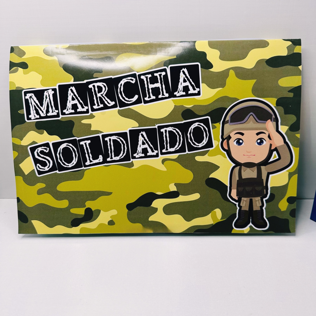 Livro Musical 3D “Marcha Soldado”