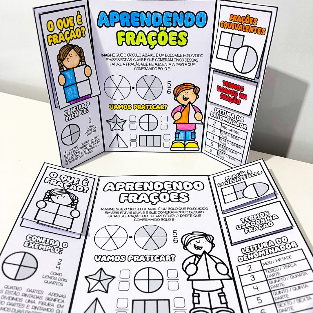 Lapbook Aprendendo Frações