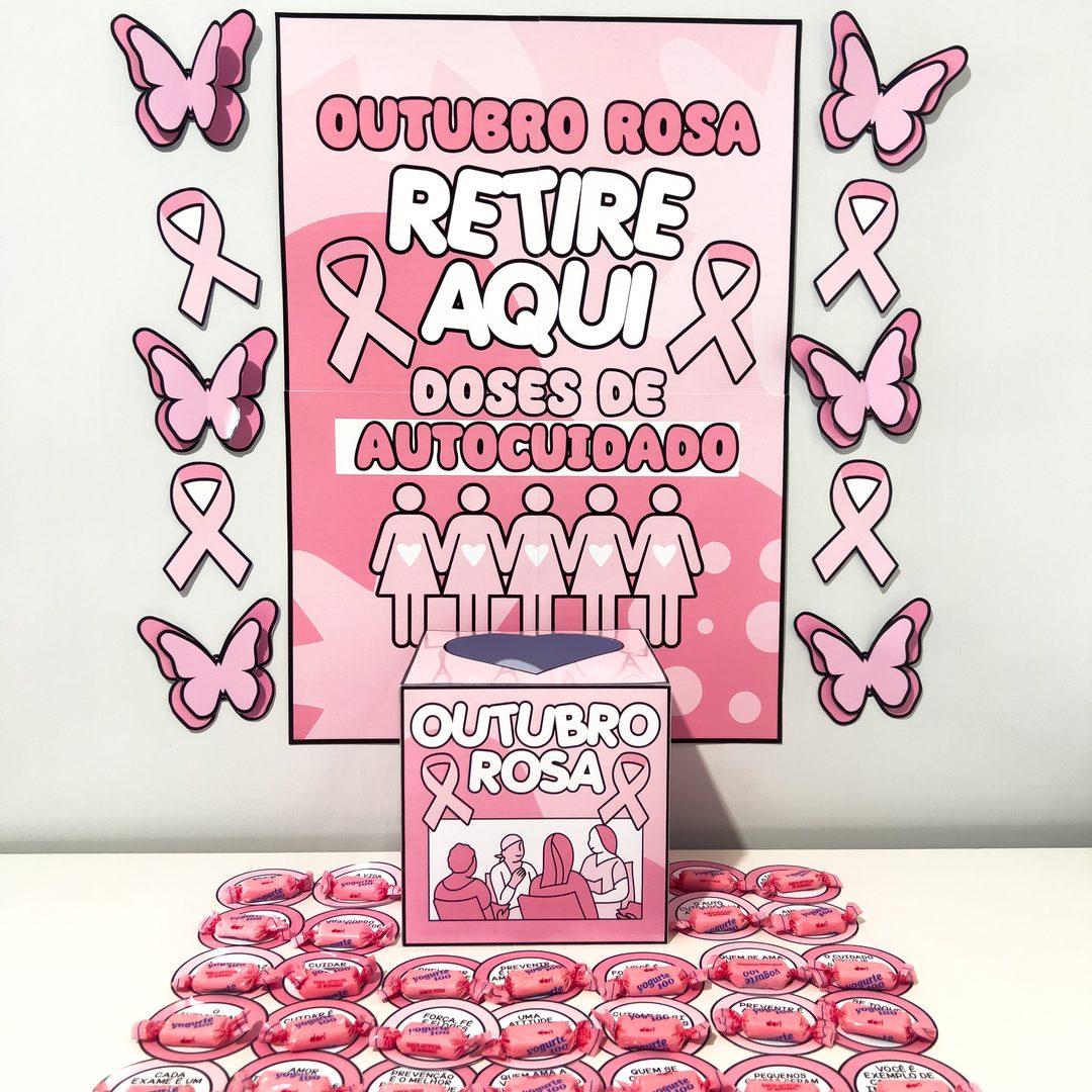 Cantinho Motivacional Outubro Rosa
