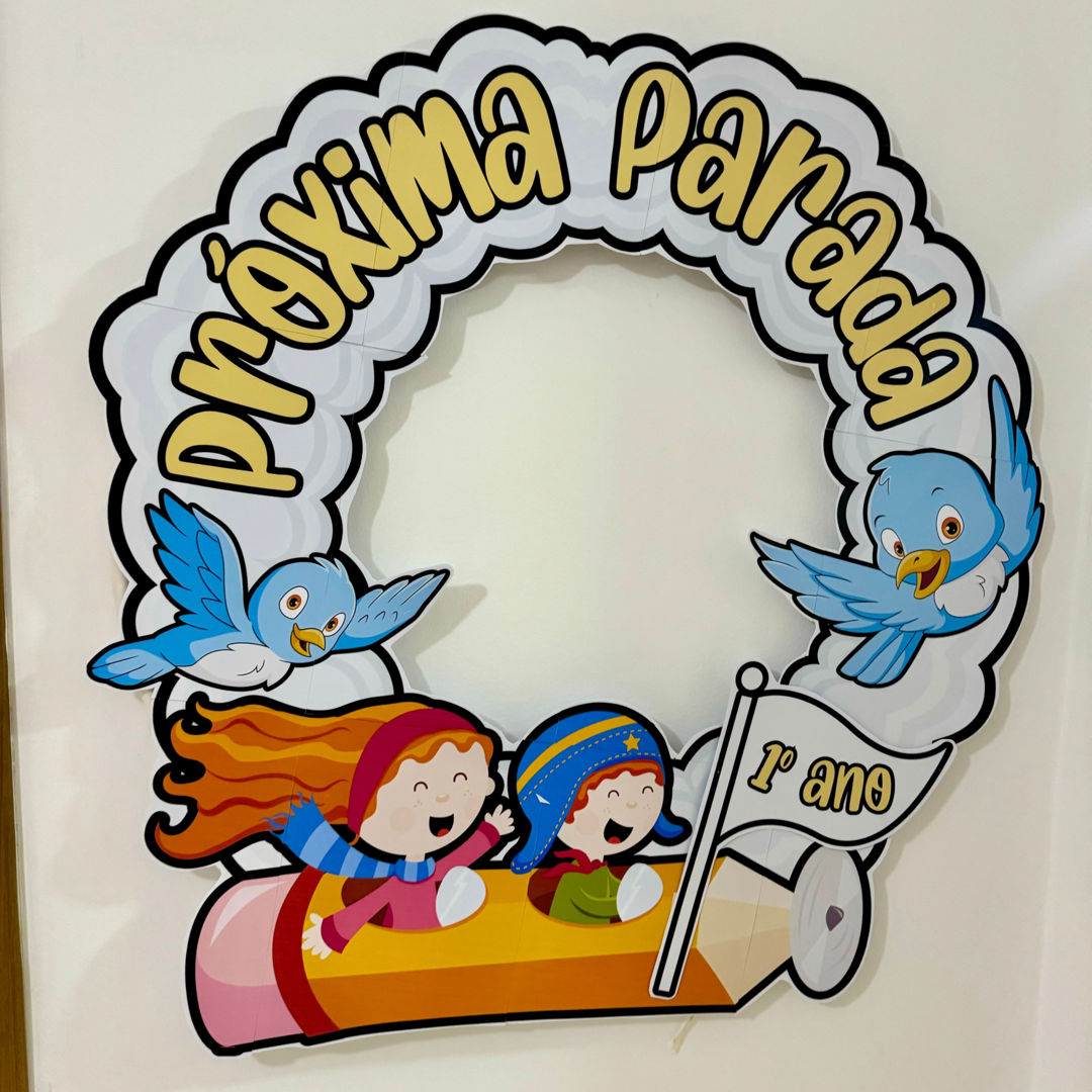 Moldura Bambolê Próxima Parada