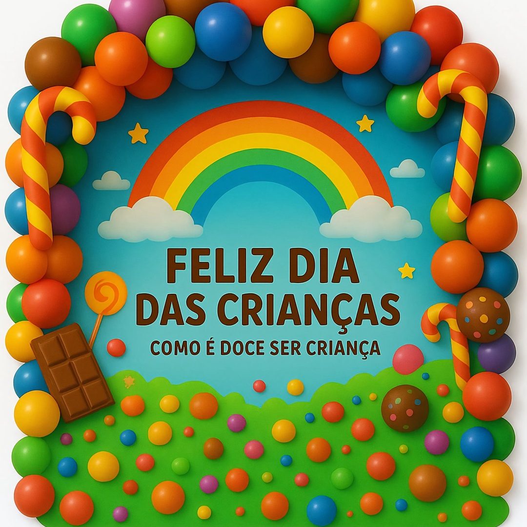 Painel Dia das Crianças - Doces