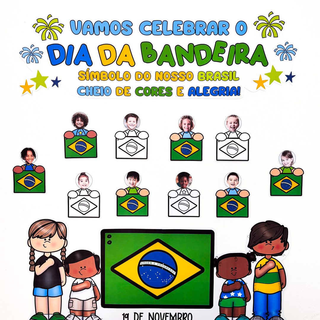 Painel com Foto Dia da Bandeira