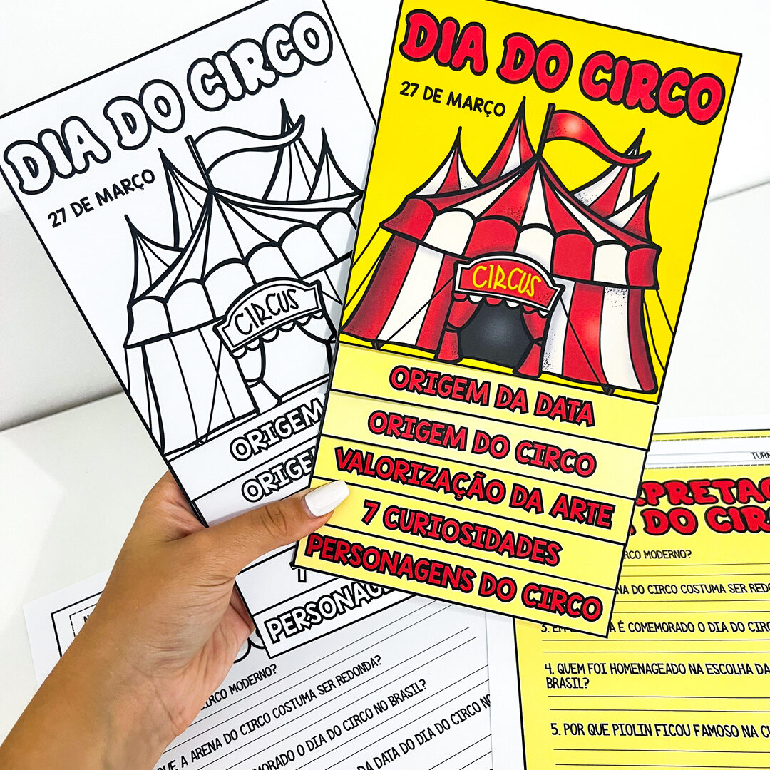 Flipbook + Interpretação Dia do Circo