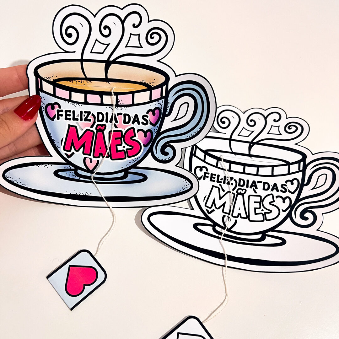 Lembrancinha Porta Chá Dia das Mães