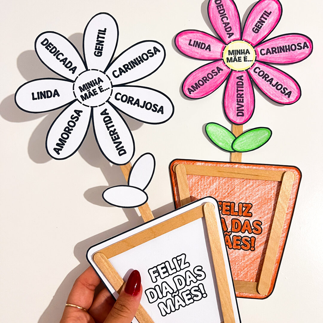 Atividade Vaso Florido da Mamãe