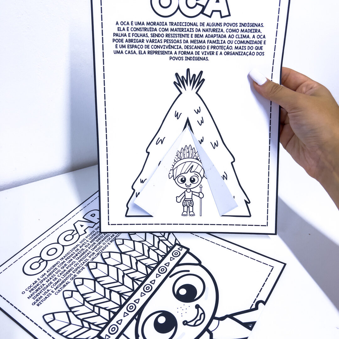 Atividade Interativa Oca e Cocar Dia dos Povos Indígenas