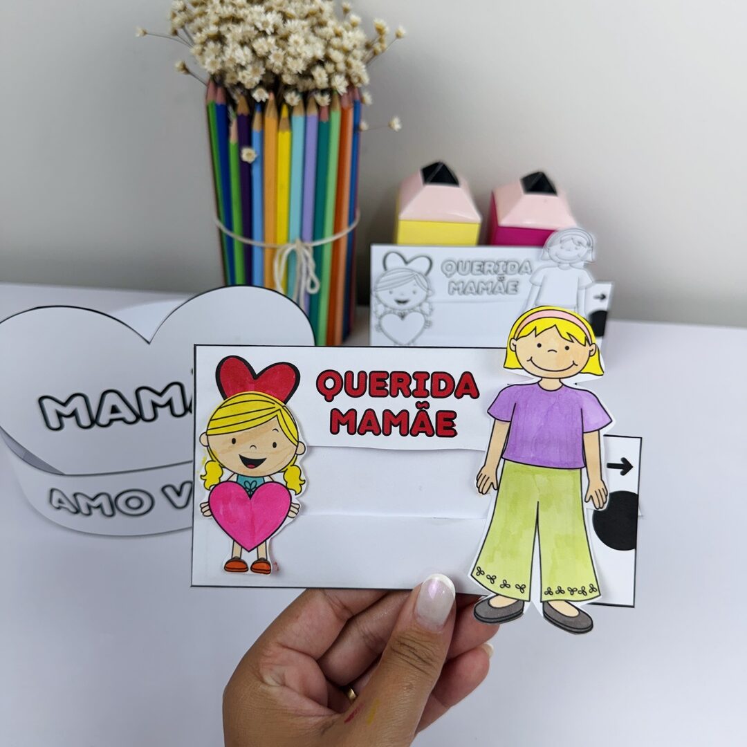 Cartão Interativo Dia das Mães