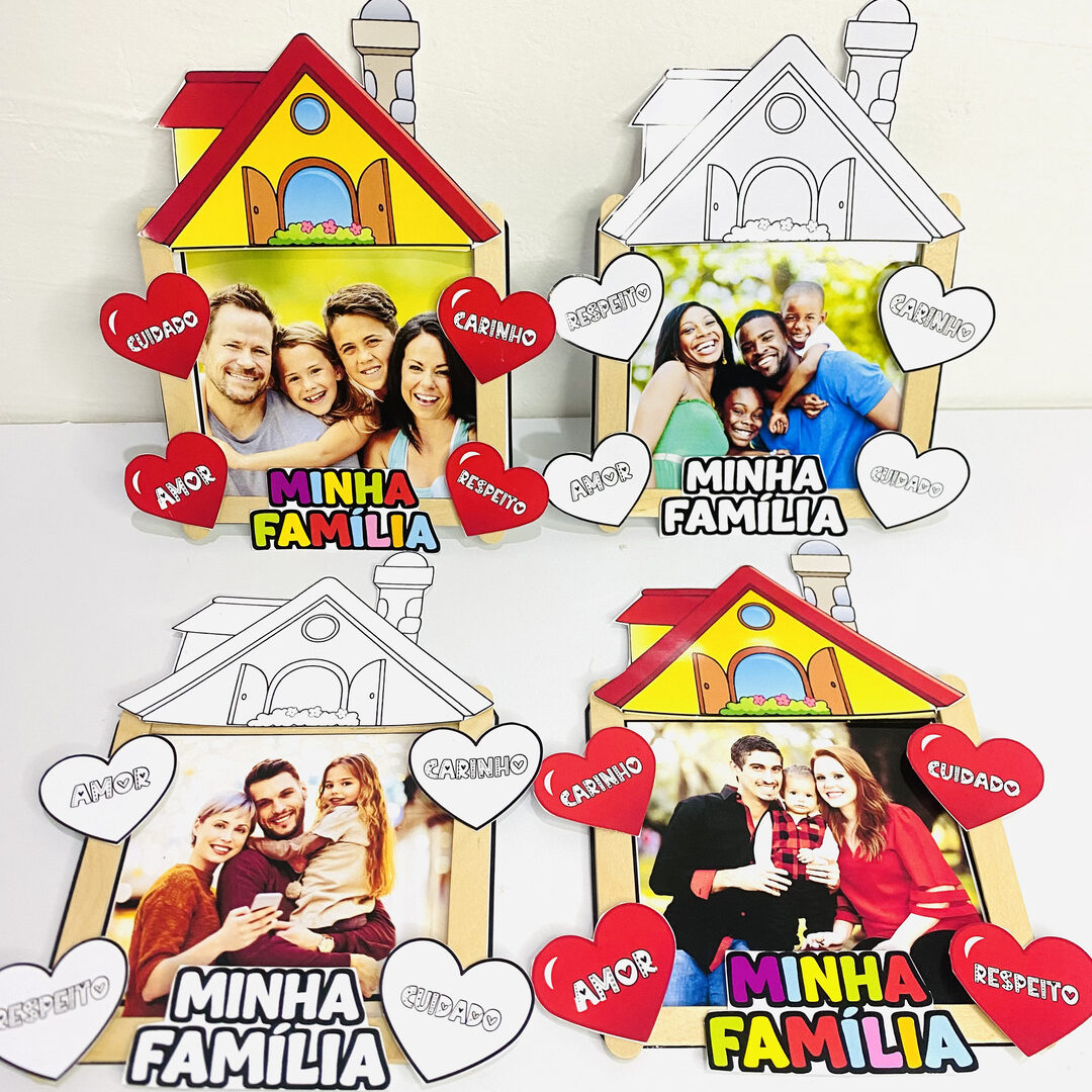 Porta Retrato - Casinha da Família
