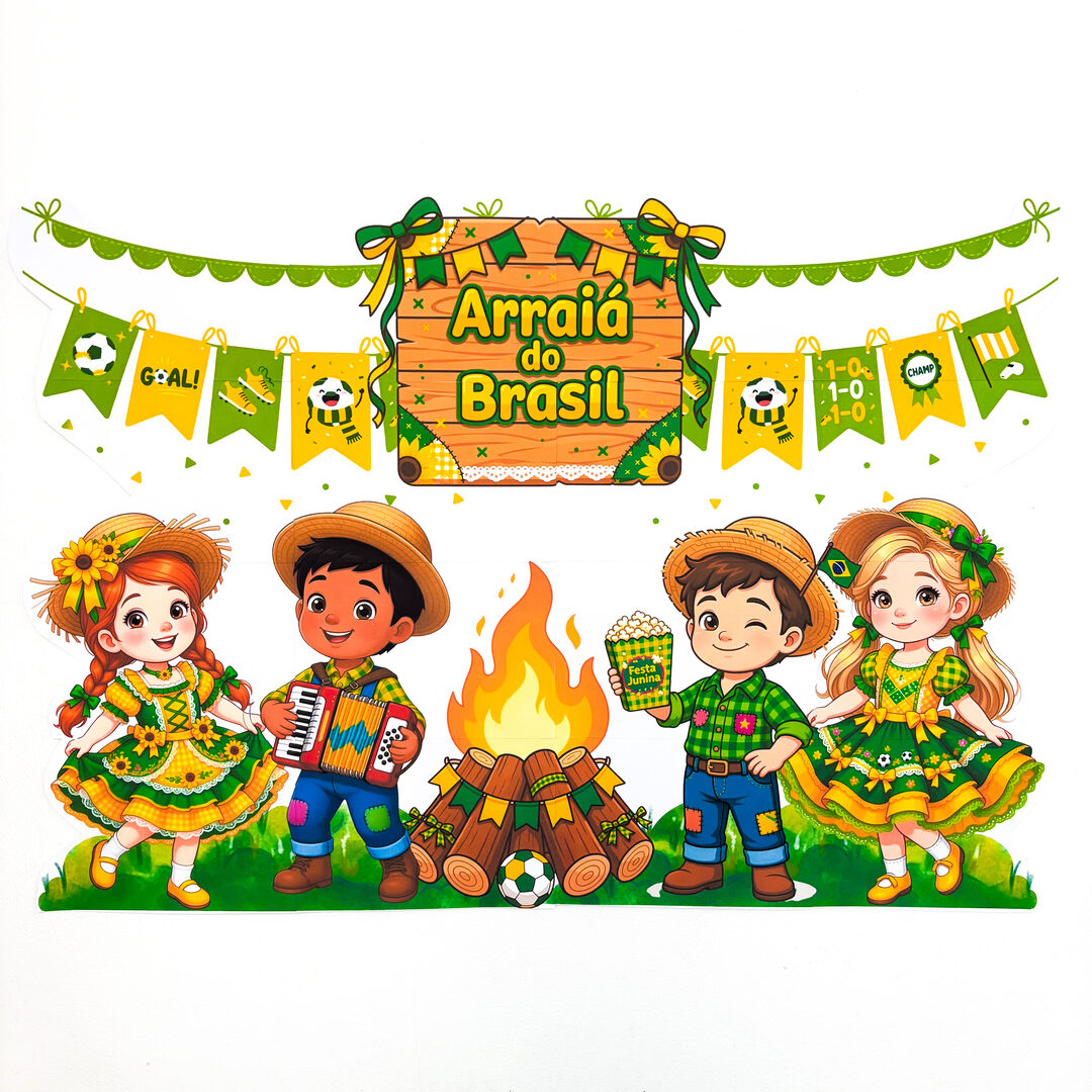 Painel Arraiá do Brasil