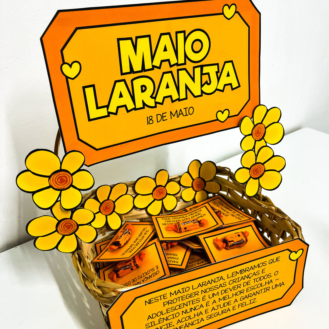 Cesta de Mensagens Maio Laranja