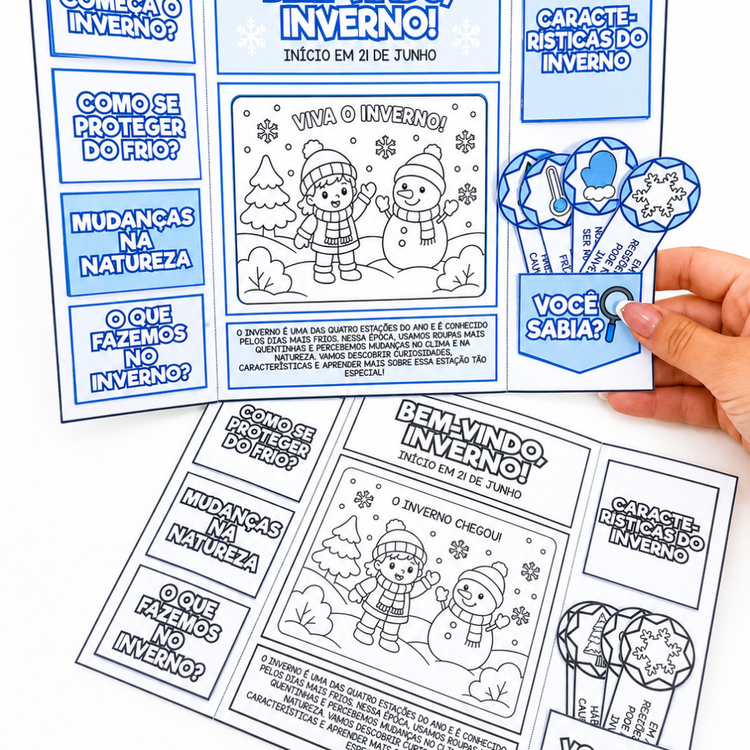 LAPBOOK INÍCIO DO INVERNO