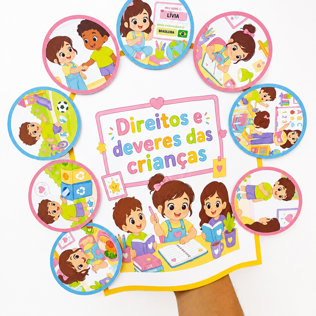 LUVA DIREITOS E DEVERES DAS CRIANÇAS