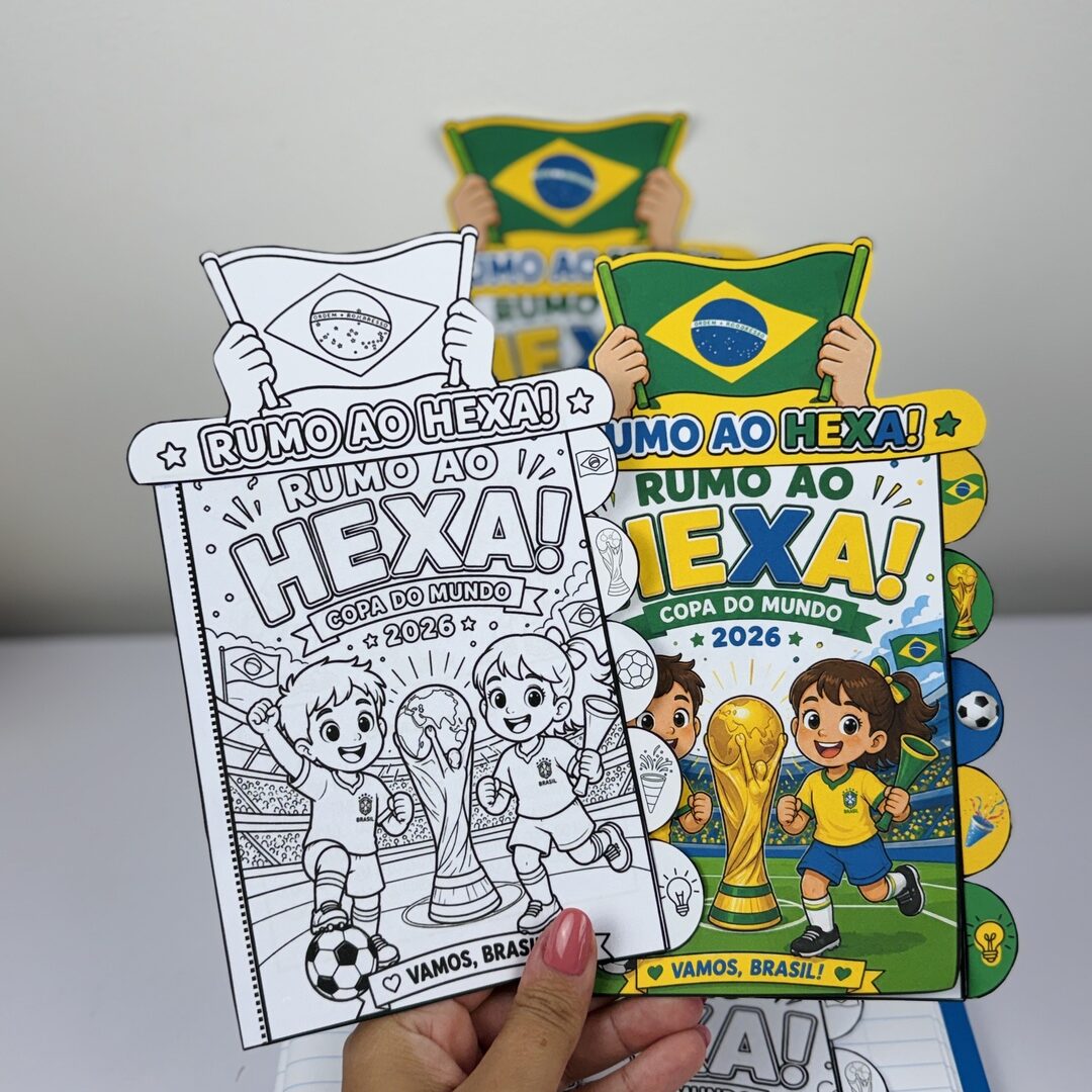 Mini Livro Copa do Mundo