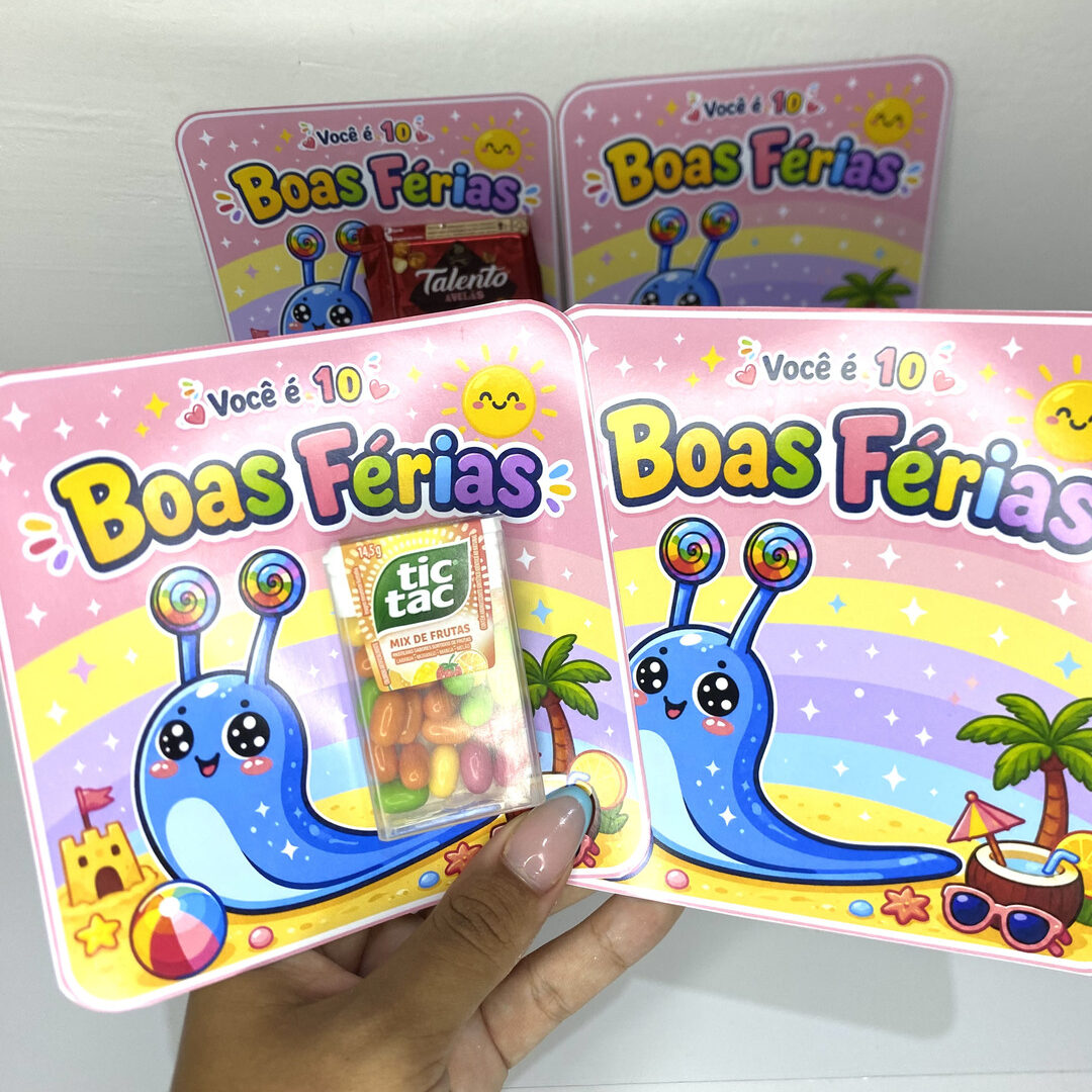 LEMBRANCINHA BOAS FÉRIAS
