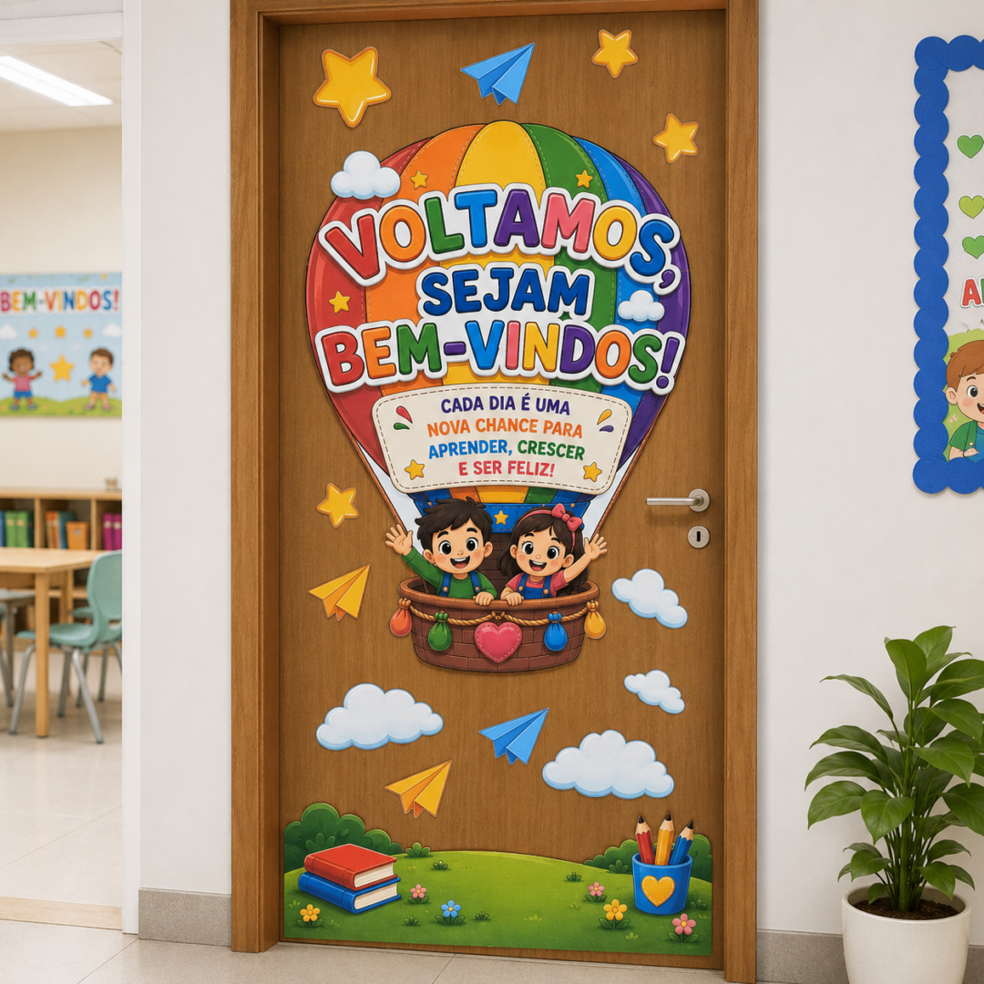 PAINEL DE PORTA VOLTA ÀS AULAS