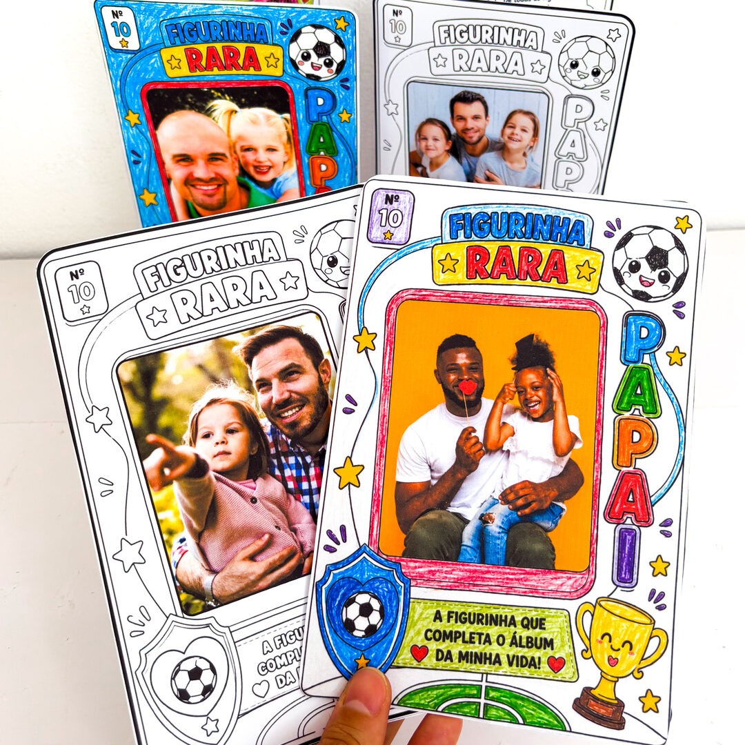 ATIVIDADE PAPAI FIGURINHA RARA