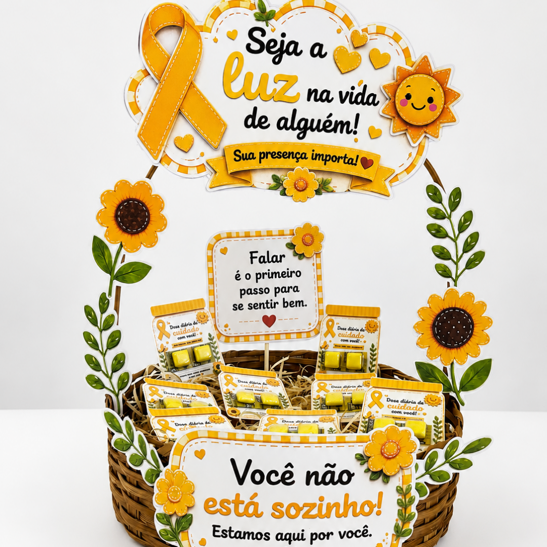 CESTA SETEMBRO AMARELO