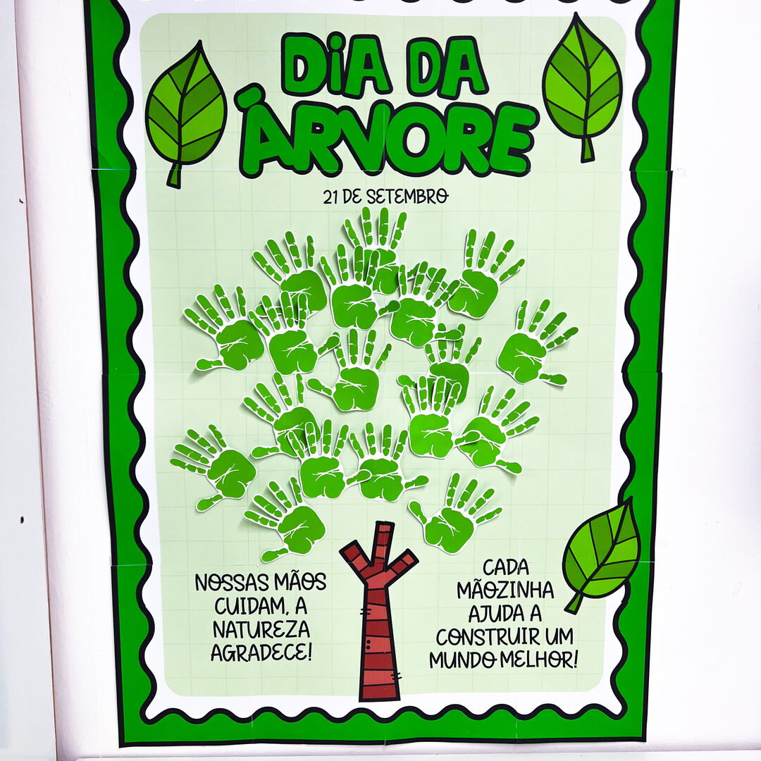 CARTAZ COLABORATIVO DIA DA ÁRVORE