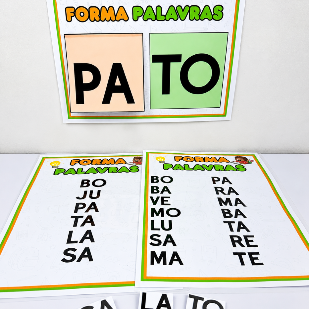FORMA PALAVRAS – ALFABETIZAÇÃO