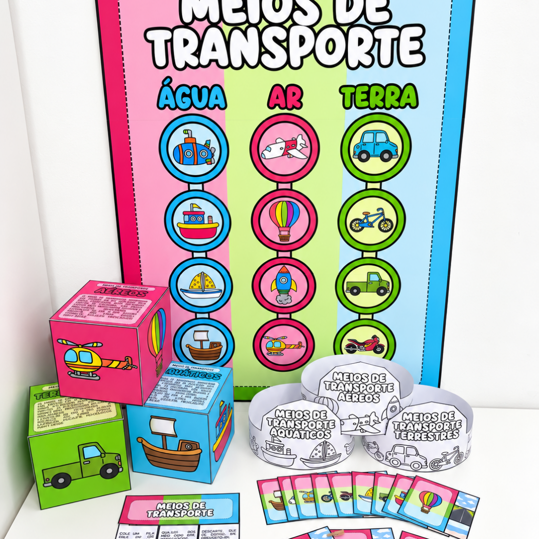 KIT MEIOS DE TRANSPORTE