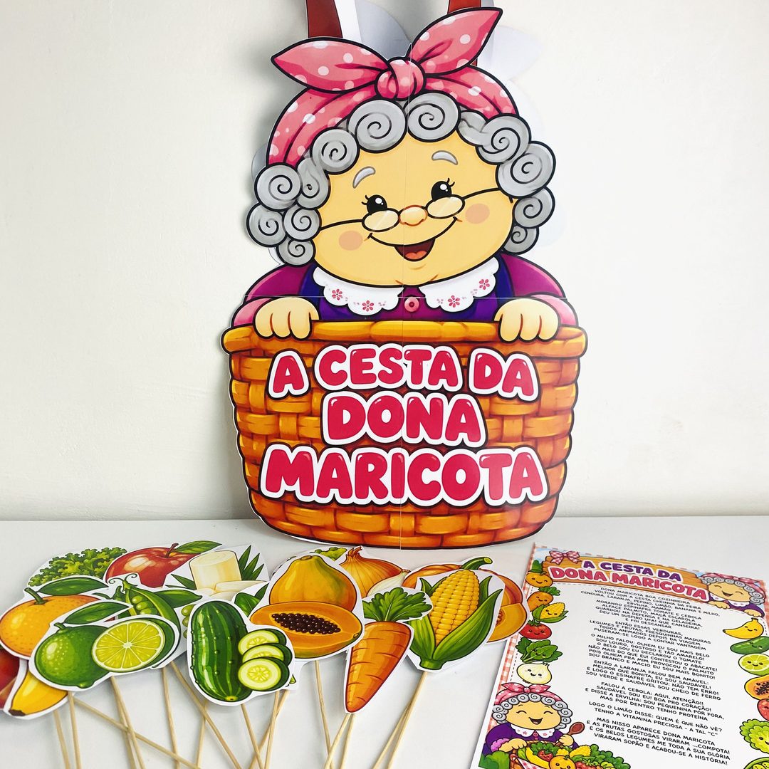 SACOLA A CESTA DA DONA MARICOTA