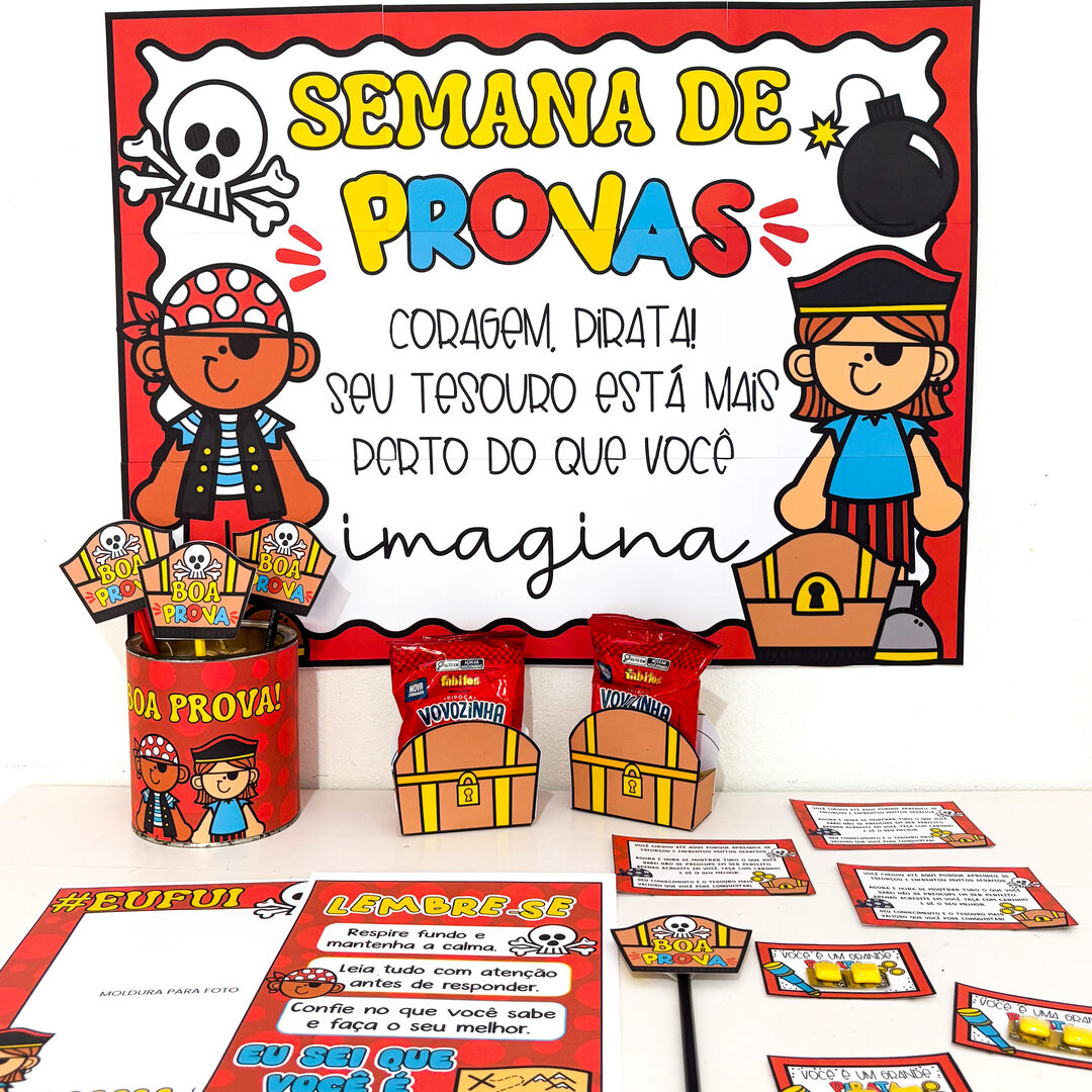 KIT SEMANA DE PROVAS - CORAGEM, PIRATA!