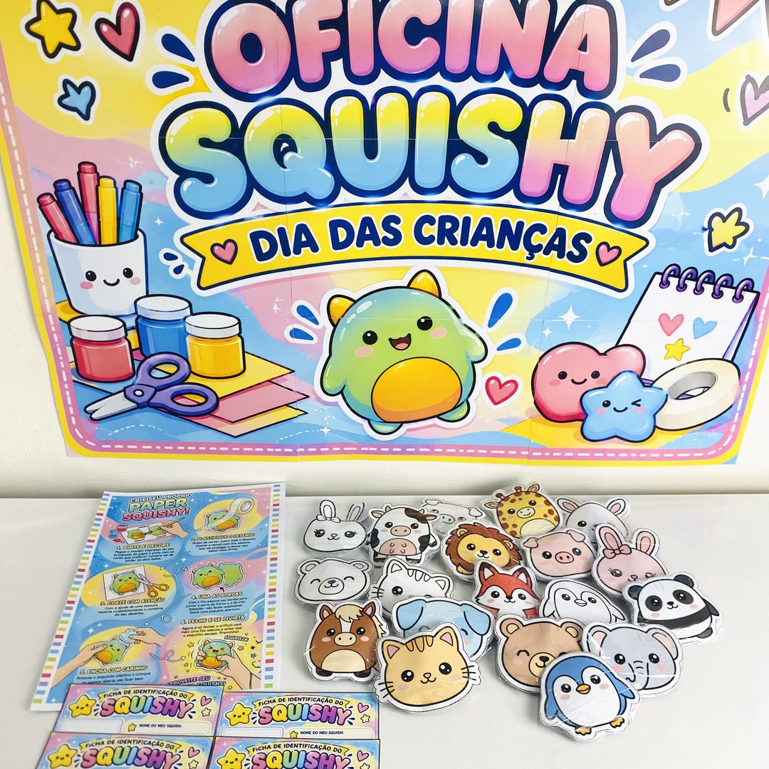 OFICINA SQUISHY DIA DAS CRIANÇAS