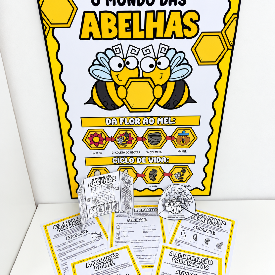 KIT O MUNDO DAS ABELHAS