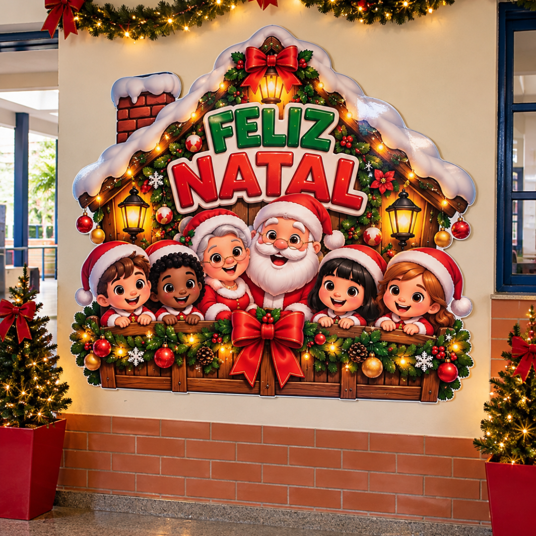 VILA NATALINA - PAINEL FELIZ NATAL